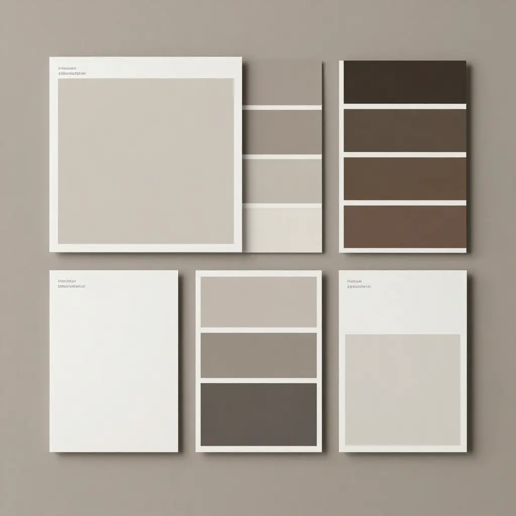 Stilkonsultation med färgprover och moodboard